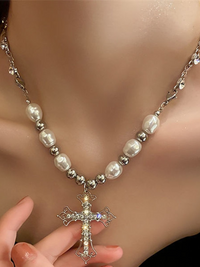 Thumbnail for Christian Pearl Necklace