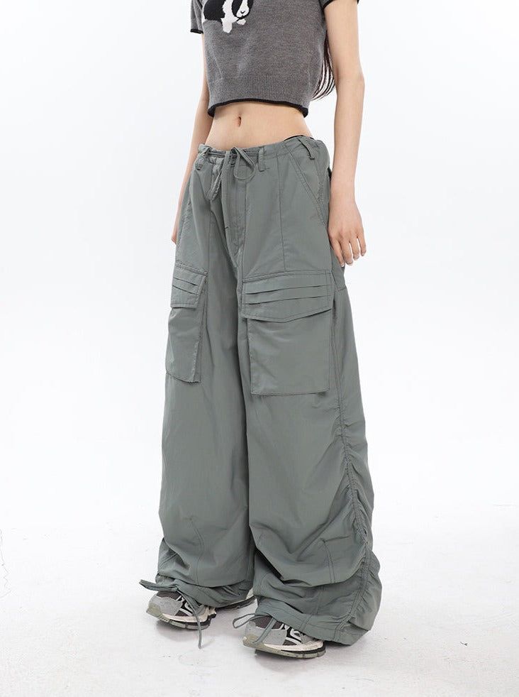 Ruched Cargo Pants