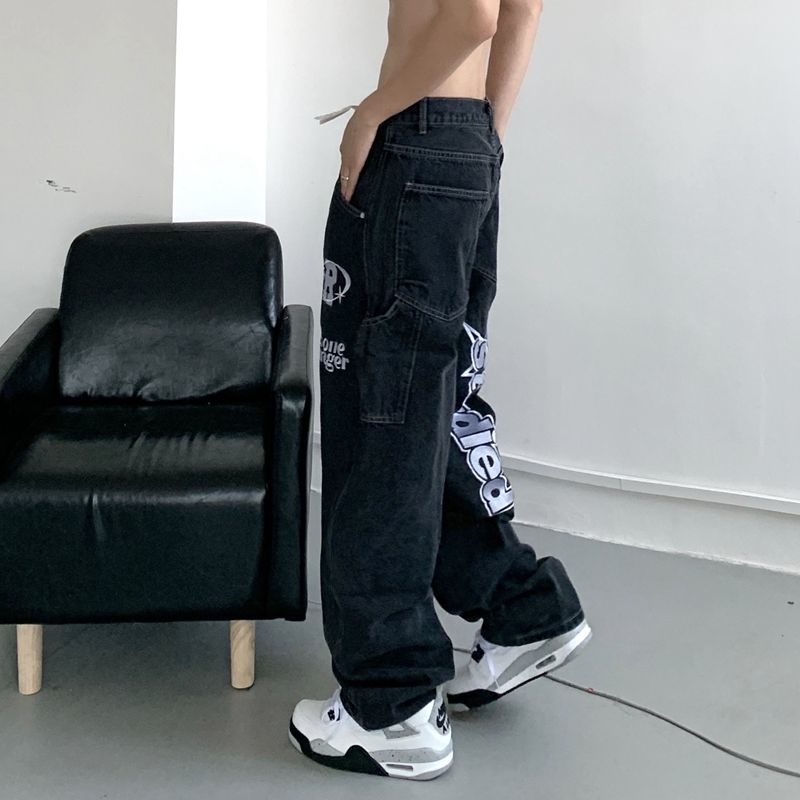 Denim Y2K trousers unisex